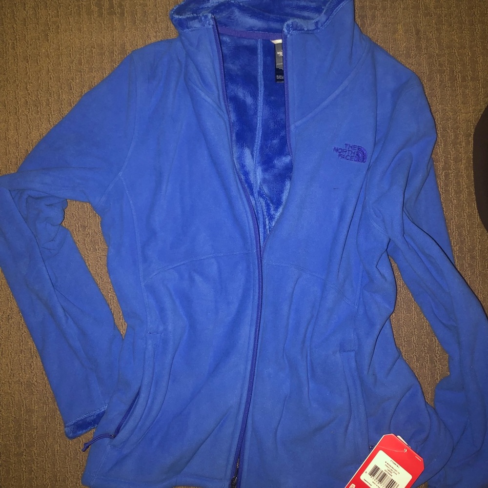 North face zip up jacket